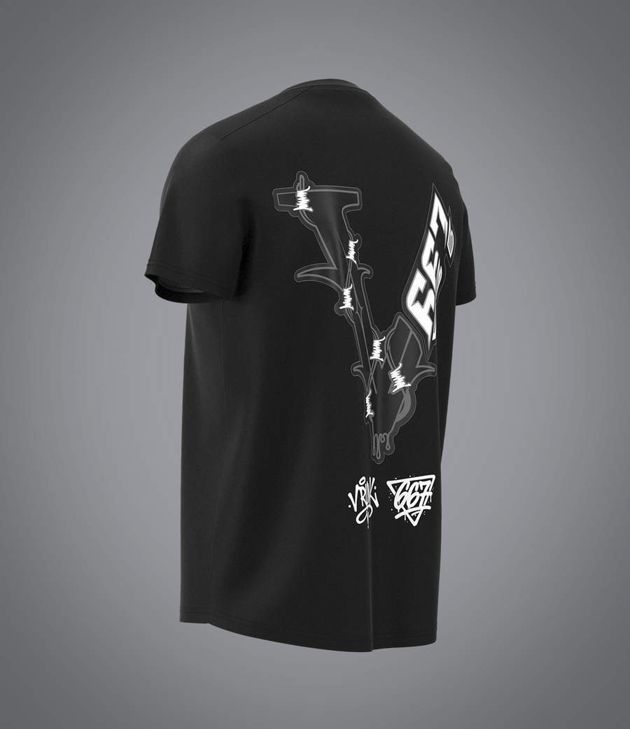T-shirt noir VRUNK X 667