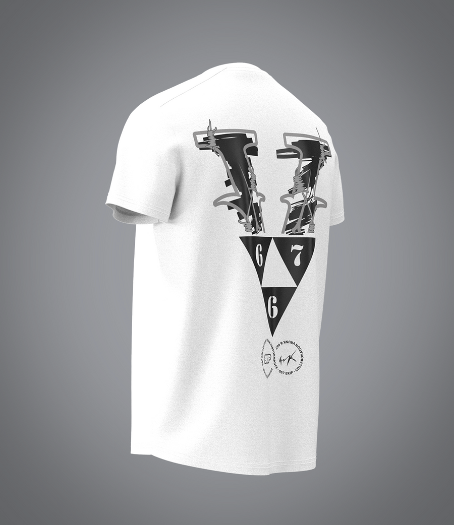 T-shirt blanc VRUNK X 667