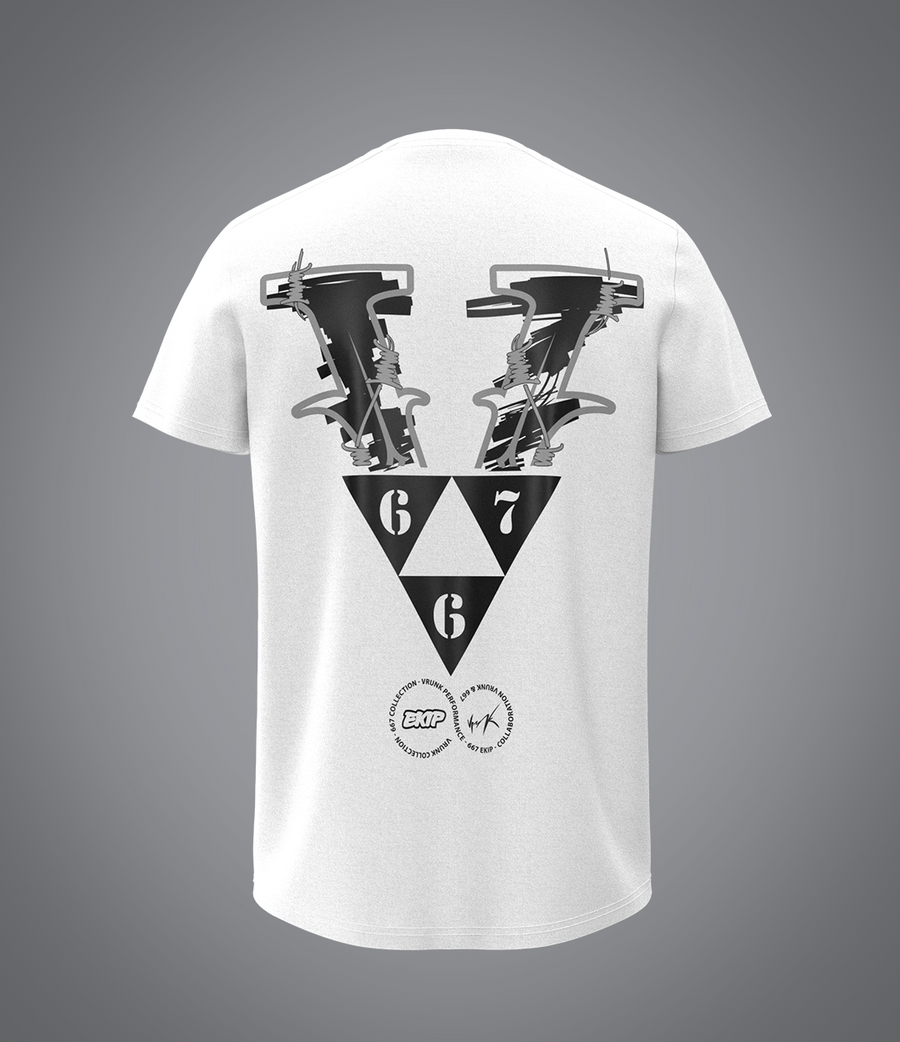 T-shirt blanc VRUNK X 667