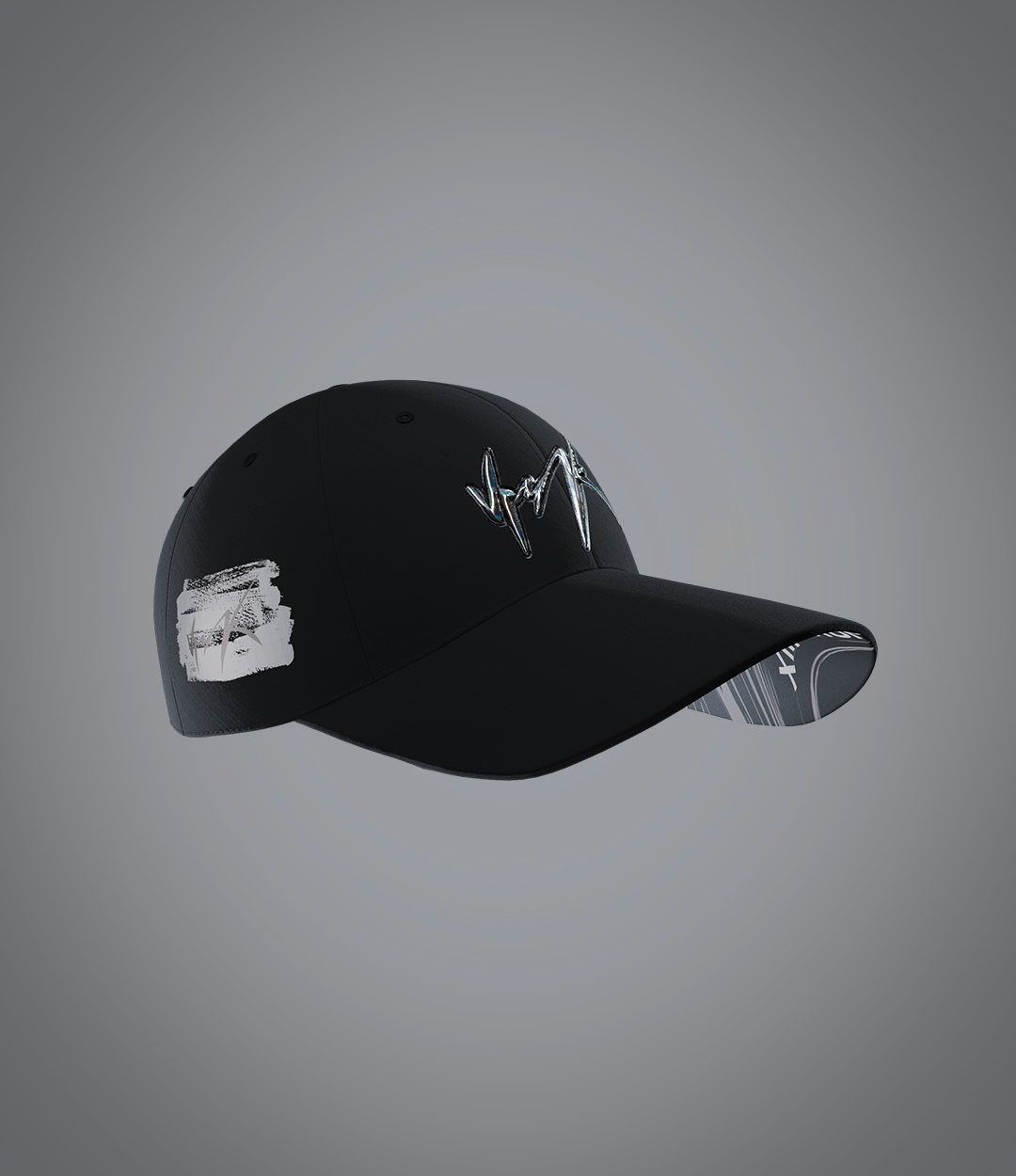 Casquette Dark liquid
